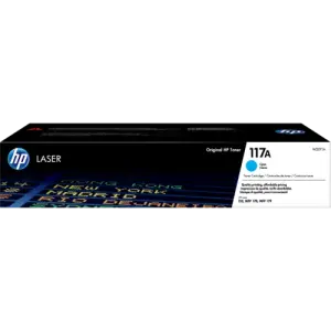 Hp Colour Laser jet Toner Cartridge Original 117A Cyan ( With The Set)