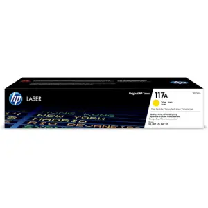 Hp Colour Laser jet Toner Cartridge Original 117A Yellow ( With The Set)