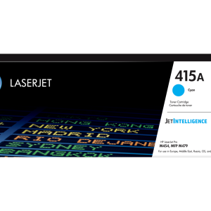 Hp Colour Laser jet Toner Cartridge Original 415A Cyan ( With The Set)