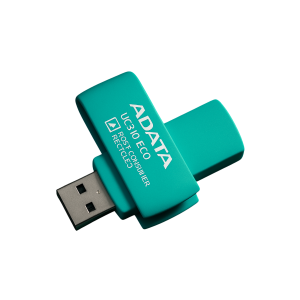 ADATA UC310 ECO 64GB USB 3.2 Flash Drive – Eco-Friendly Swivel Design